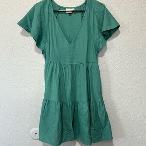 Green Dress with pockets
